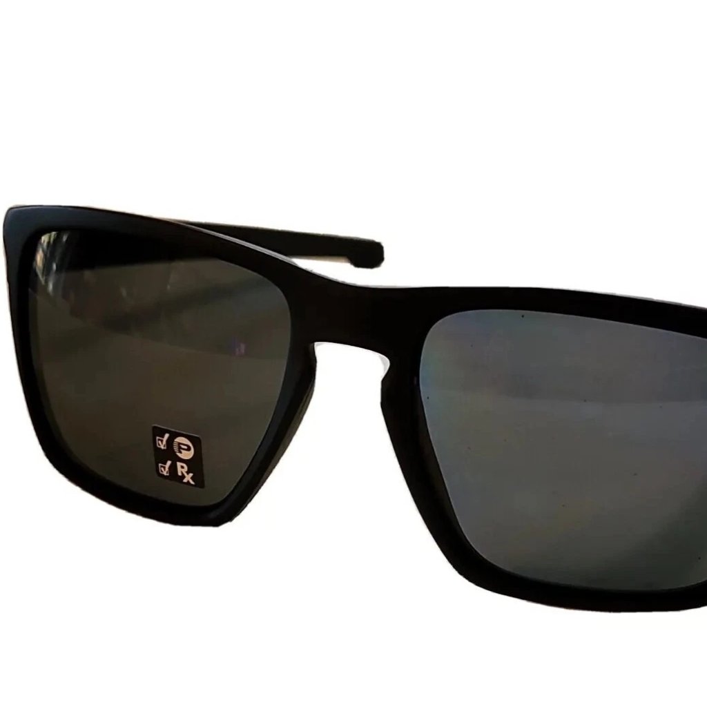 Oakley Oo9341-01 Sliver Xl Polarized Sunglasses Matte Black / Grey Lens 57mm